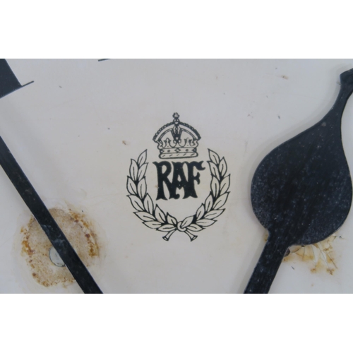 64 - AN RAF CIRCULAR WALL CLOCK