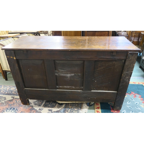 70A - AN OAK BLANKET CHEST