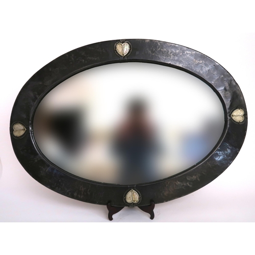 241 - AN ARTS AND CRAFTS LIBERTY STYLE MIRROR