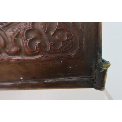 244 - ALEXANDER RITCHIE  IONA BRASS WALL CANDLE SCONCE