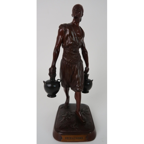 247 - A FRENCH BRONZE FIGURE OF A MAN