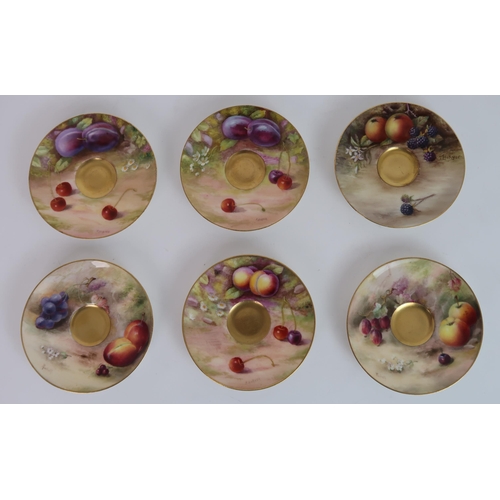 267 - SIX BOXED ROYAL WORCESTER DEMITASSE CUPS AND SAUCERS