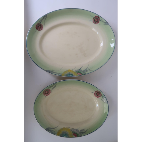 276 - A CLARICE CLIFF FOR WILKINSON LTD DINNER SERVICE