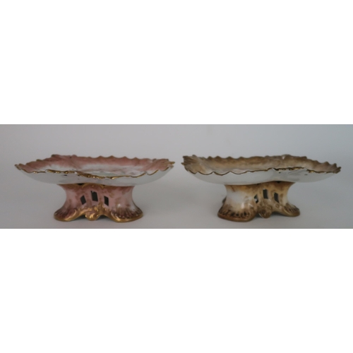 279 - LIMOGES PORCELAIN DESSERT SERVING DISHES