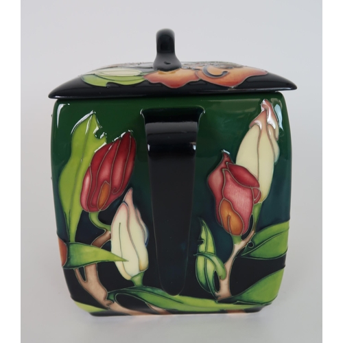 280 - A MOORCROFT PENCARROW PATTERN BOX AND COVER