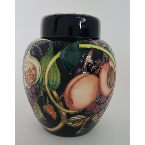 281 - A MOORCROFT QUEENS CHOICE GINGER JAR AND COVER