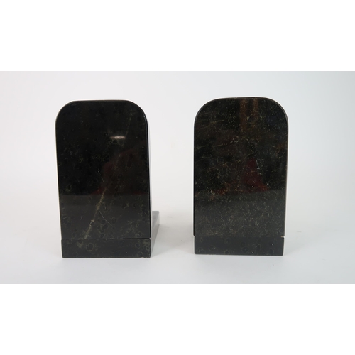 283 - A PAIR OF BRONZE BOOKENDS