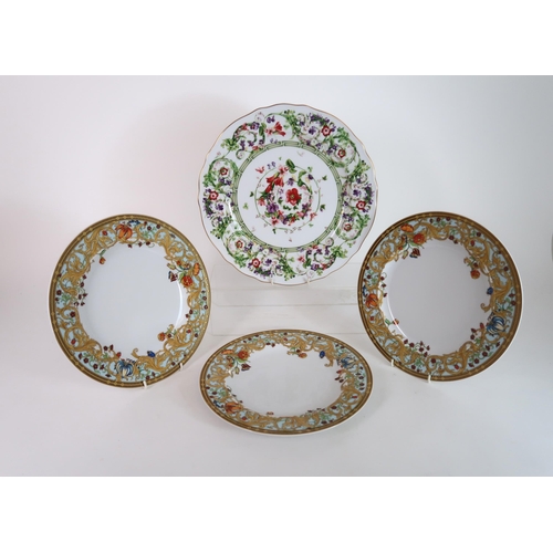 299 - THREE ROSENTHAL VERSACE LE JARDIN DE VERSACE PLATES