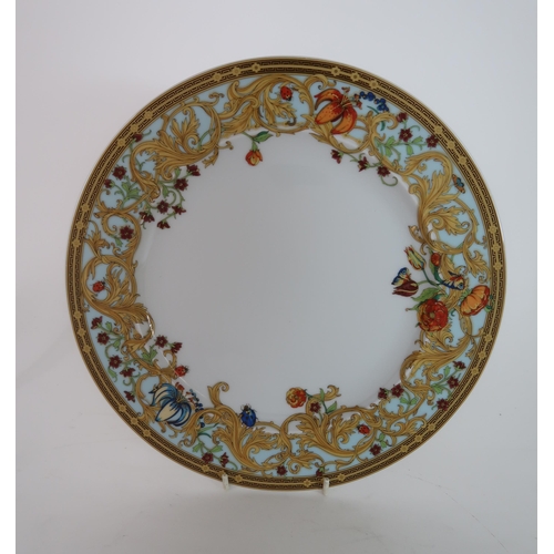 299 - THREE ROSENTHAL VERSACE LE JARDIN DE VERSACE PLATES