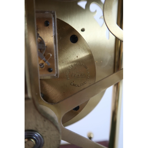 308 - A LATE 20TH CENTURY SPHERICAL WEIGHT CLOCK BY HARDING AND BAZELEY  CHELTENHAM