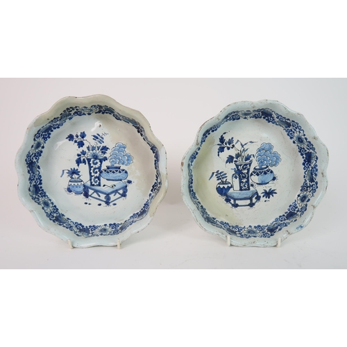 328 - A PAIR OF FRENCH FAIENCE DISHES