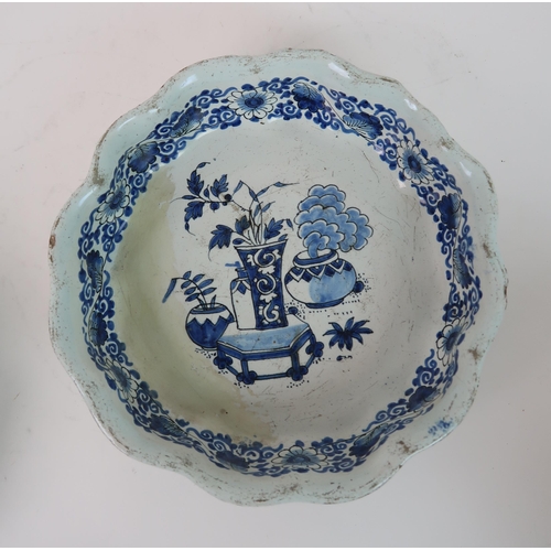 328 - A PAIR OF FRENCH FAIENCE DISHES