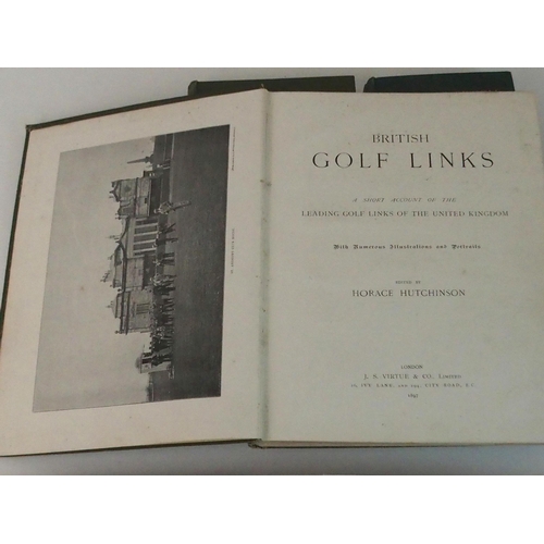 432 - BRITISH GOLF LINKS BY HORACE G. HUTCHINSON