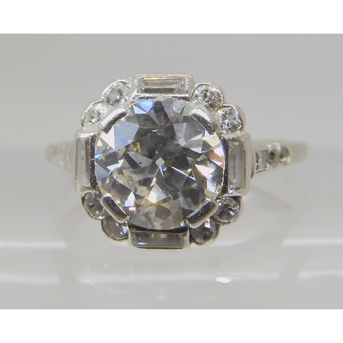 513 - A SUBSTANTIAL OLD CUT DIAMOND RING