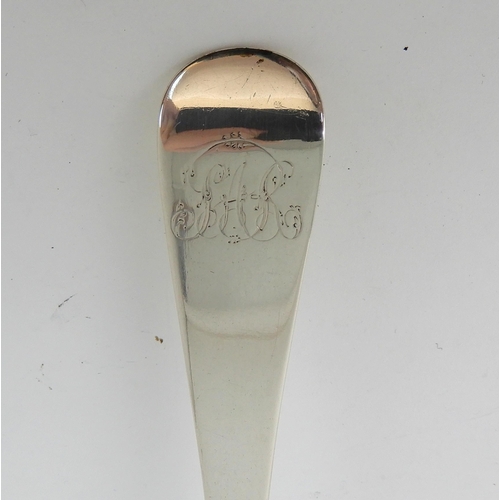 706 - A SILVER LADLE