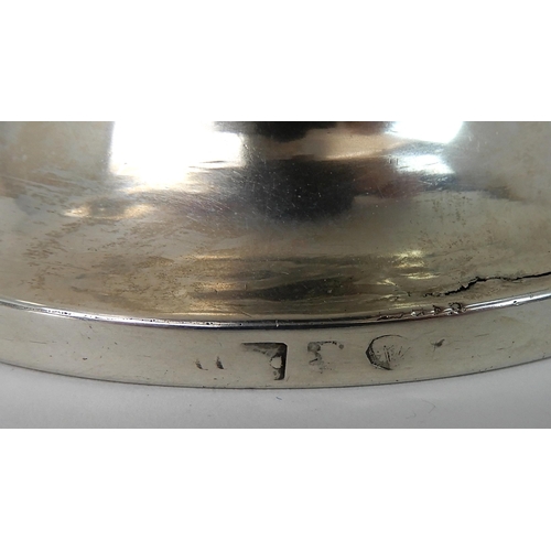 712 - A SILVER BOWL AND COVER