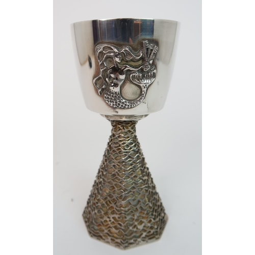 730 - A SILVER LIMITED EDITION (85/673) SILVER GOBLET