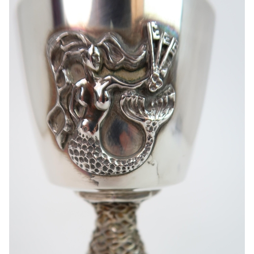 730 - A SILVER LIMITED EDITION (85/673) SILVER GOBLET