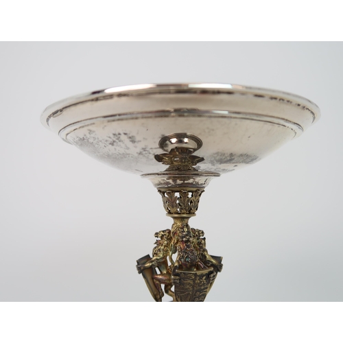 732 - A SILVER GILT LIMITED EDITION (215/250) TAZZA