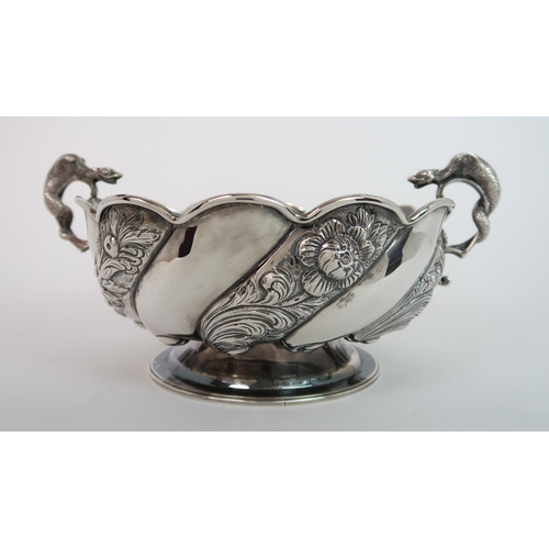 741 - A SILVER FRUIT BOWL