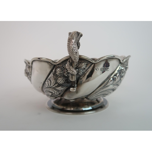 741 - A SILVER FRUIT BOWL