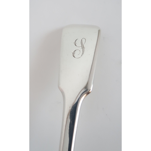 747 - A SILVER SOUP LADLE