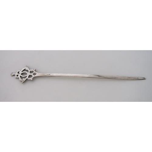 752 - A SILVER LETTER OPENER