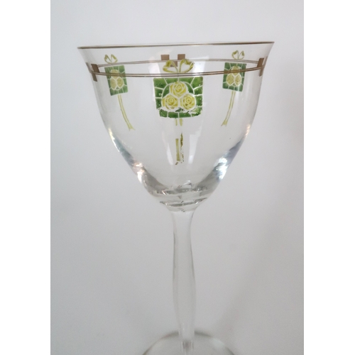 280 - A COLLECTION OF THIRTEEN THERESIENTHAL STYLE GLASSES