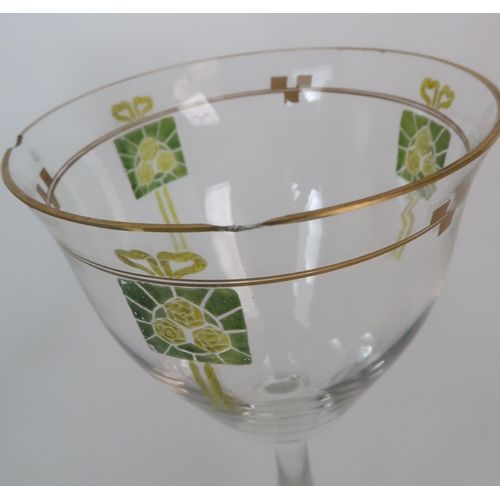 280 - A COLLECTION OF THIRTEEN THERESIENTHAL STYLE GLASSES