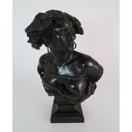 281 - AFTER JEAN-BAPTISTE CARPEAUX (FRENCH 1827-1875) - POUR QUOINAITRE ESCLAVE