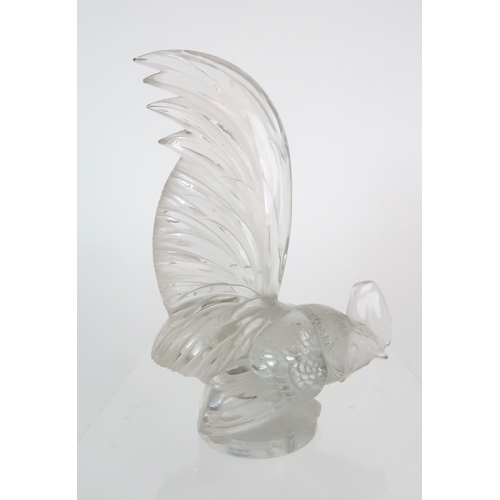 291 - REN� LALIQUE (1860-1945) 'COQ NAIN' COCKEREL CAR MASCOT