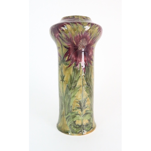 300 - A GEORGE CARTLIDGE (1868-1961) HANCOCK AND SON MORRISWARE TUBE LINED VASE