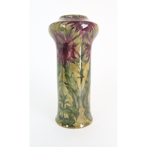 300 - A GEORGE CARTLIDGE (1868-1961) HANCOCK AND SON MORRISWARE TUBE LINED VASE