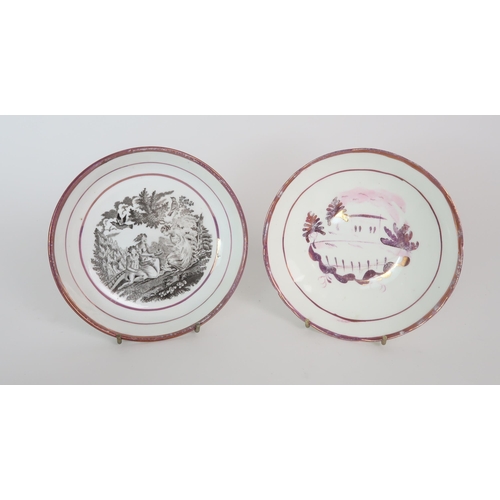 304 - A COLLECTION OF ENGLISH LUSTREWARE PORCELAIN