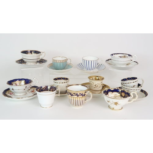 307 - *WITHDRAWN* A COLLECTION OF EARLY WORCESTER TEA AND COFFEE CUPS