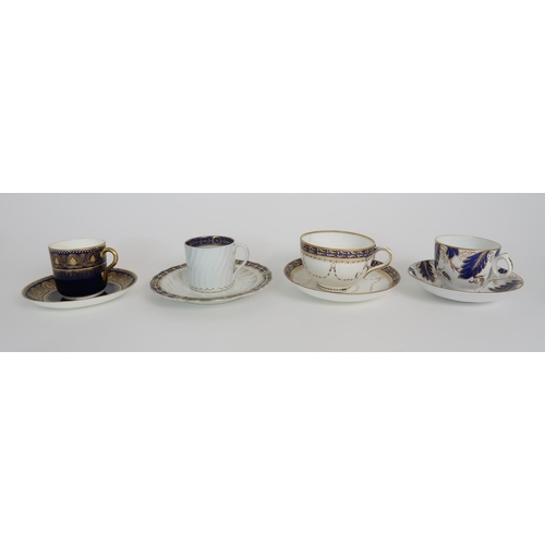 307 - *WITHDRAWN* A COLLECTION OF EARLY WORCESTER TEA AND COFFEE CUPS