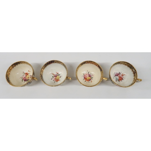 324 - A 19TH CENTURY ENGLISH PART TEA AND COFFEE SET