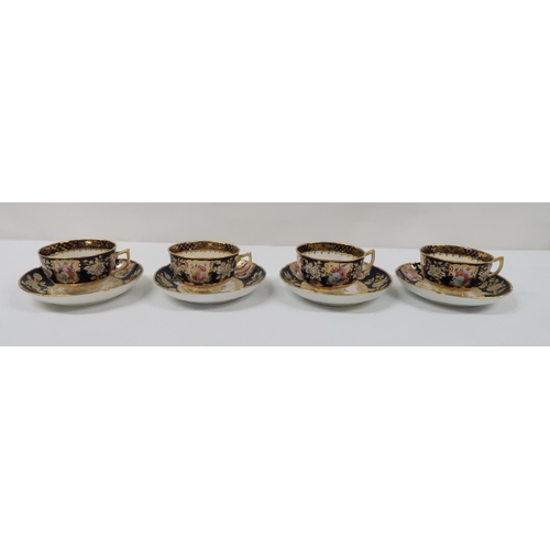 324 - A 19TH CENTURY ENGLISH PART TEA AND COFFEE SET