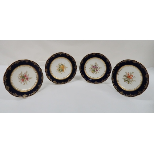 326 - A CRESCENT CHINA DESSERT SERVICE