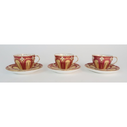 330 - A JOHN ROSE AND CO COALPORT TEASET