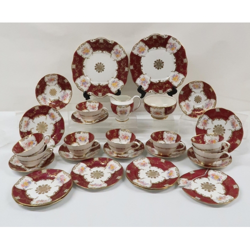 330 - A JOHN ROSE AND CO COALPORT TEASET