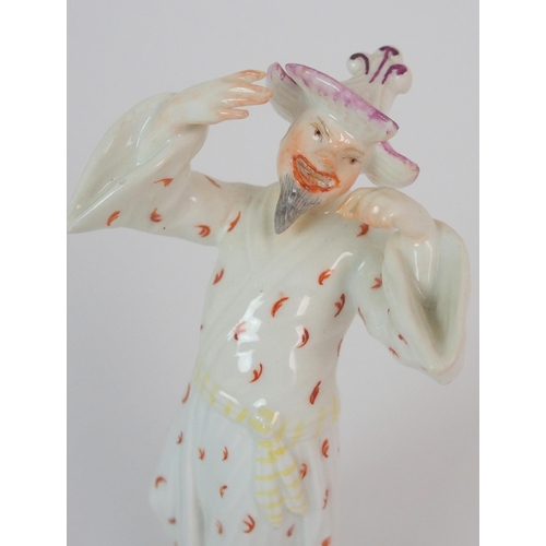 352 - A MEISSEN FIGURE OF A CHINESE MAN