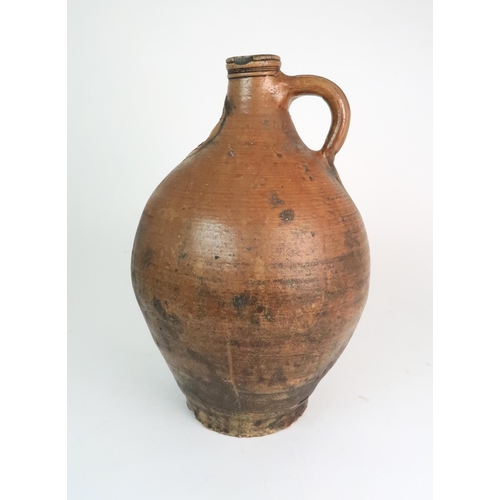 358 - A 17TH CENTURY BELLARMINE STONEWARE JUG