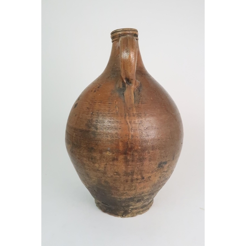 358 - A 17TH CENTURY BELLARMINE STONEWARE JUG