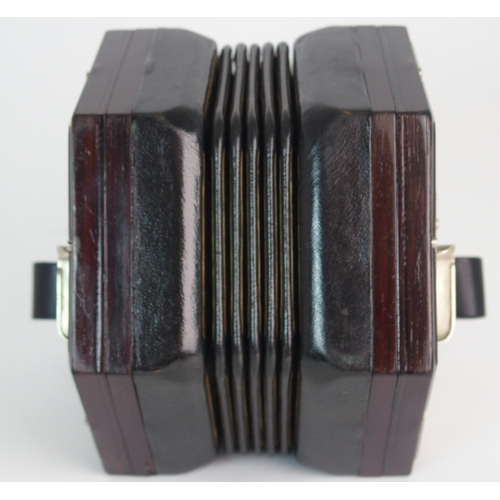 391 - A LACHENAL & CO FORTY-EIGHT BUTTON CONCERTINA