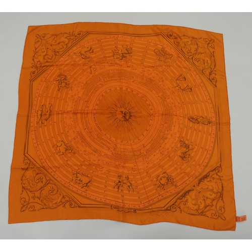 398 - AN ORIGINAL MAGIC KELLY HERMES SILK SCARF