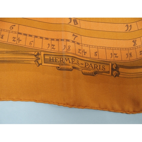 398 - AN ORIGINAL MAGIC KELLY HERMES SILK SCARF