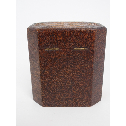 427 - A MAUCHLINE WARE TEA CADDY