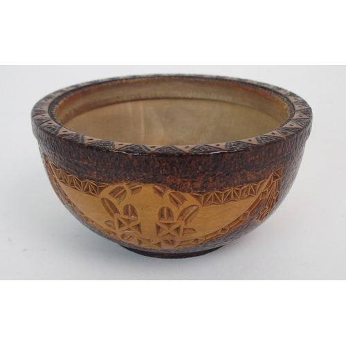 428 - A MAUCHLINE WARE CIRCULAR BOWL