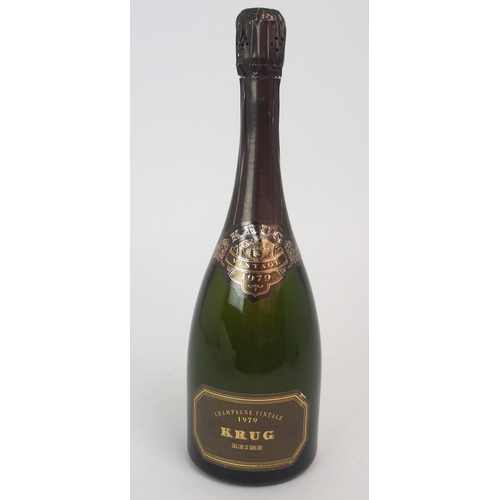 464 - A BOTTLE OF KRUG VINTAGE CHAMPAGNE  1979